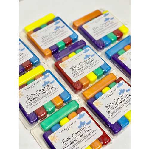 Bath Crayon for Kids Non Toxic Bath Time Fun Stocking Stuffer Bath Time Drawing Sensory Bath Toy Easter Basket Filler Toddler Art Supply