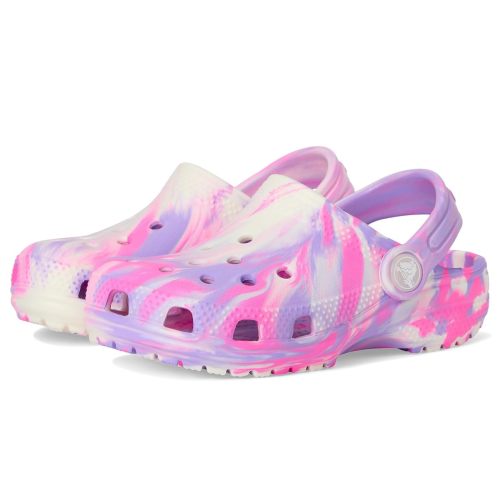 Crocs Kids' Classic Marbled Tie-Dye Clog