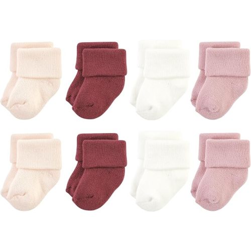 Hudson Baby Basics Unisex Baby Cozy Terry Socks 8-Pack