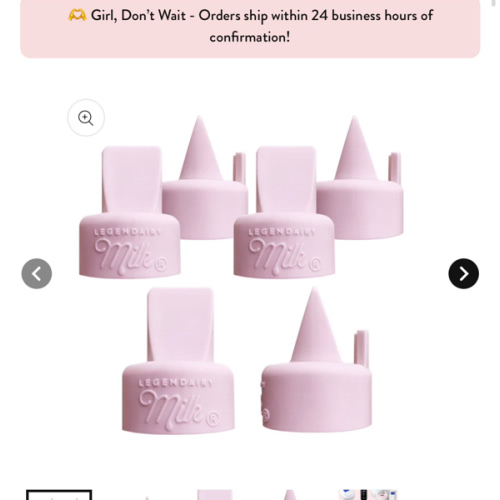 Duckbill Valves with Pull Tab - Pink - Legendairy Milk