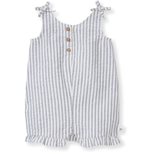 Burt's Bees Baby Girls Bubble Romper, 100% Organic Cotton One-piece Shortall and Layette Girl Outfit