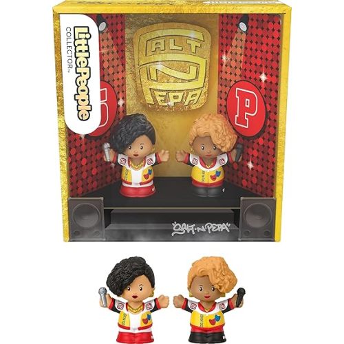 Little People Collector Salt-N-Pepa Special Edition Set for Adults & Hip Hop Fans, Cheryl James & Sandra Denton Figures in Display Package