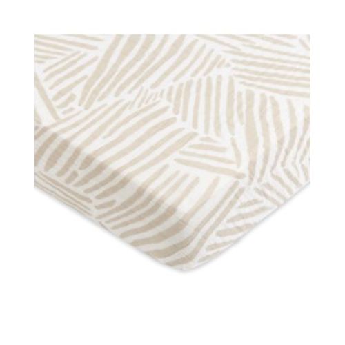 Mini Crib Sheet in GOTS Certified Organic Muslin Cotton
