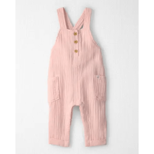 Baby Girl Organic Cotton Gauze Overalls - Little Planet | Carter's