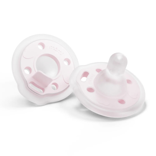 babypace® breast-like pacifier 2-set in delicate seashell | mōmi