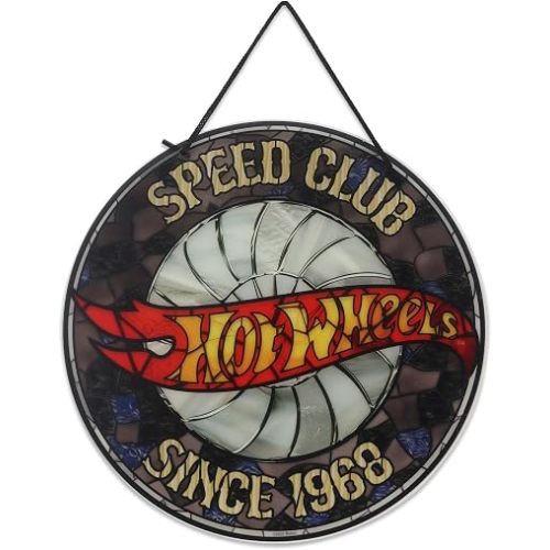 Mattel Hot Wheels Speed Club Hanging Acrylic Wall Decor