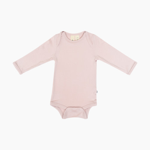 Kyte Baby Long Sleeve Bodysuit - Blush, 0-3 M