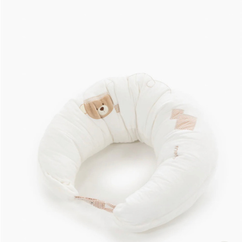 5 in 1 Nursing & Lounge Pillow | White & Beige