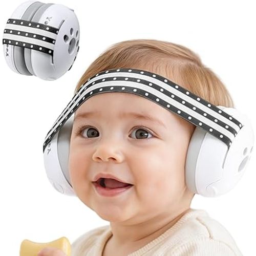 Yoofoss Baby Ear Muffs Noise Protection for Infant and Babies Up to 36 Months - Noise Cancelling Headphones for Ear Protection, Sleep, Travel Baby Essentials