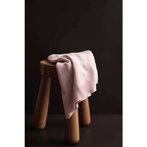 COTTON POINTELLE BABY BLANKET