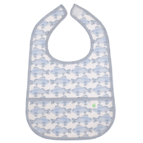 The Wipe It Bib in Fish