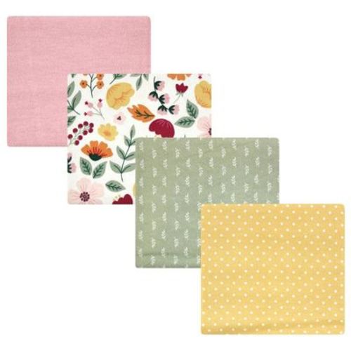 Luvable Friends Little Treasure Flannel Receiving Blankets 4pk
