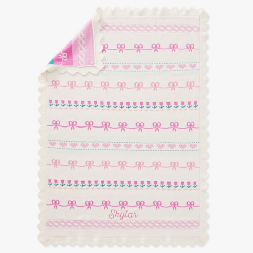 LoveShackFancy Fair Isle Baby Blanket