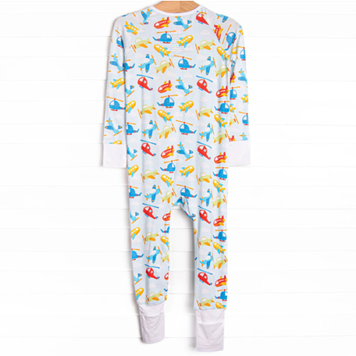 Skytime Snooze Bamboo Zippy Pajama, Blue – Stitchy Fish
