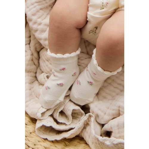 Sophia Socks - Sophia Flower – Jamie Kay USA