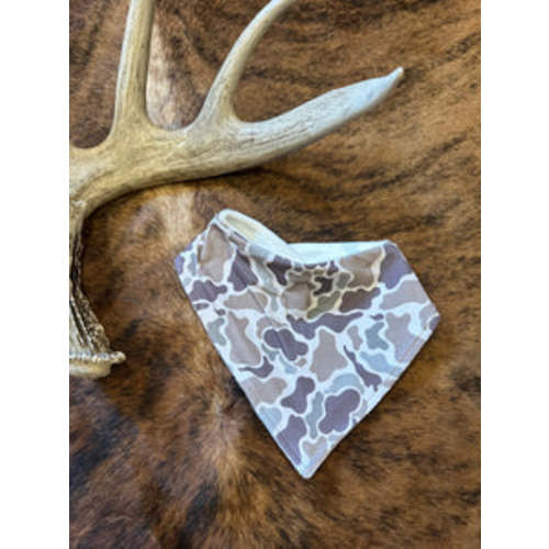 Camo baby drool bandanna – Six shooter boutique