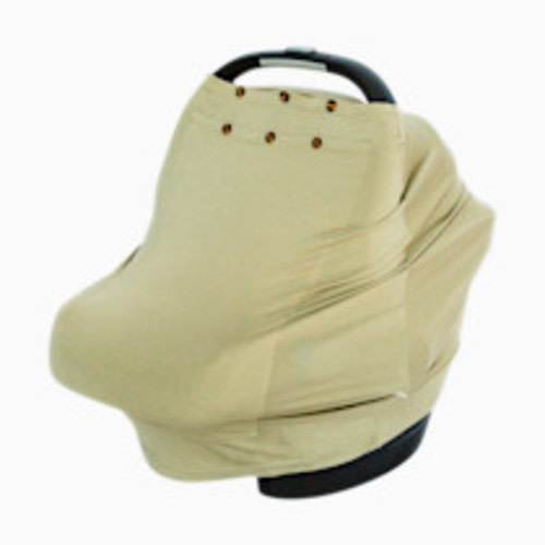 Snuggle Shield LUXE Protection Bamboo Rayon Multi-Use Antimicrobial Air Filtering Infant Cover - Moss Green, Os