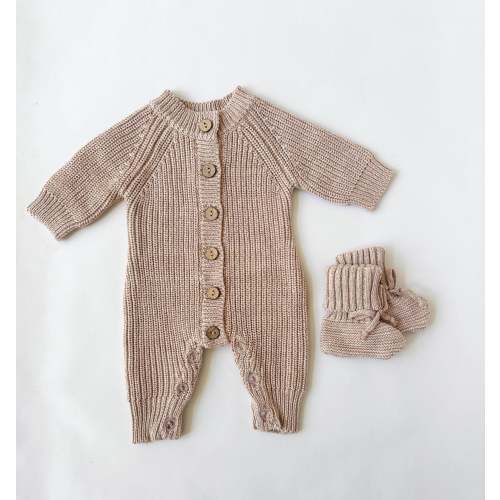 Fog Meko Jumpsuit Set, Jumper with Booties, 6-12m