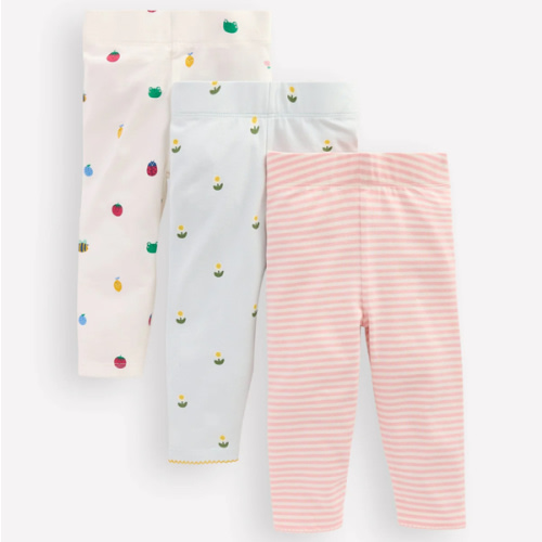 3-pack Cotton Leggings-Multi Daisy | Boden USA