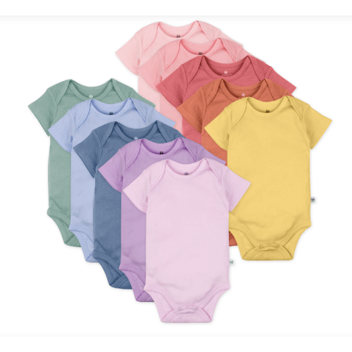 10-Pack Organic Cotton Short Sleeve Bodysuits | Honest Baby Clothing