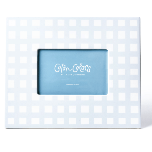 Gingham Frame, Blue - Coton Colors | Maisonette