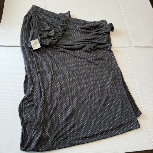 Solly Baby Wrap Dark Gray White Polka Dot TENCEL Modal Infant Carrier 8-25lbs