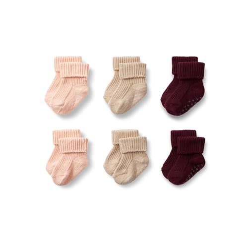 Amazon Essentials x Sofia Grainge Unisex Toddlers and Babies' Knitted Turn Cuff Socks