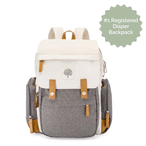 Neutral Diaper Backpack with Changing Pad | Parker Baby Co.