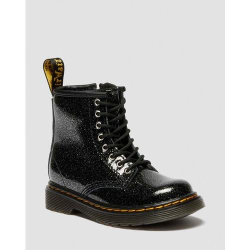 TODDLER 1460 GLITTER PATENT LEATHER BOOTS in Black | Dr. Martens