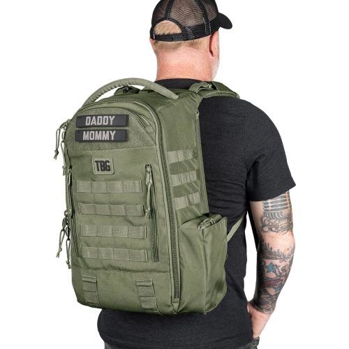 Tactical Baby Gear Daypack Tactical Diaper Bag Backpack - Ranger Green
