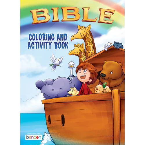 Bible 64 Page Coloring and Activity Book by Bendon, Easter Basket Stuffers, Paperback