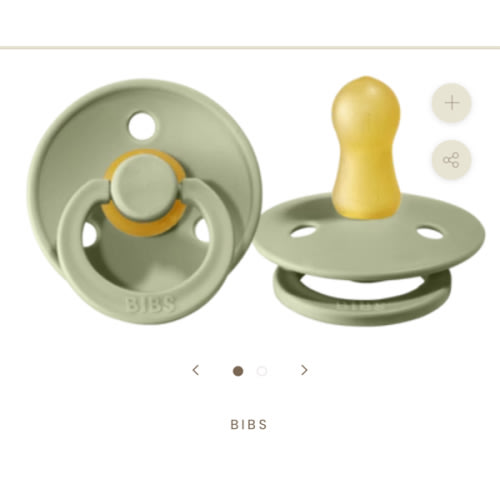 Bibs Pacifier 2 Pack - Sage