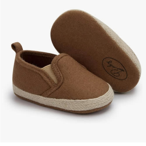 Meckior Infant Baby Girls Boys Canvas Shoes Soft Sole Toddler Slip On Newborn Crib Moccasins Casual Sneaker Austin Boy's Flat Lazy Loafers First Walkers Skate Shoe