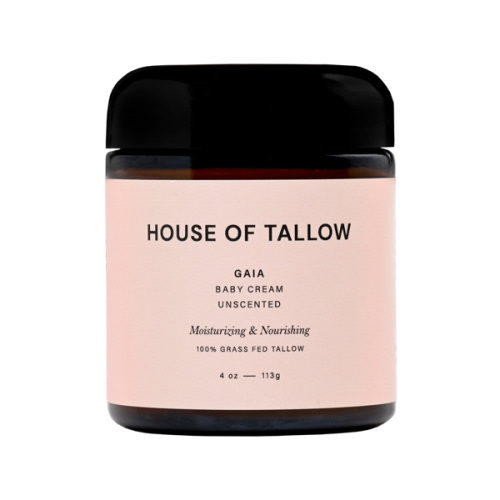 Gaia Unscented Organic Tallow Baby Cream | Gentle Skincare for Babies – House of Tallow