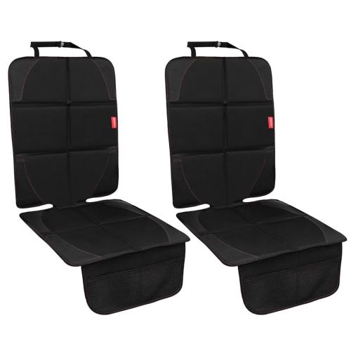 Amazon.com: MORROLS Car Seat Protector, 2 Pack Carseat Protector with Thick Padding, Baby/Pets for Child Car Seat-Mesh Pockets-Waterproof-Universal Size(Black) : Everything Else