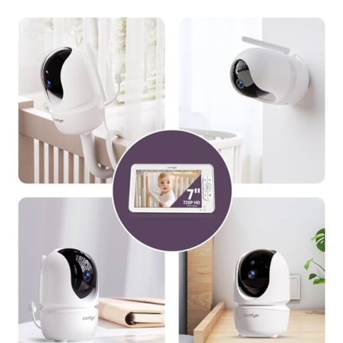 Amazon.com: Comfyer Add-on Camera Baby Monitor BM01, Video Baby Monitor, 1080p FHD Resolution, Remote Pan Tilt Zoom, Two-Way Talk, Night Vision, Peace of Mind : Baby