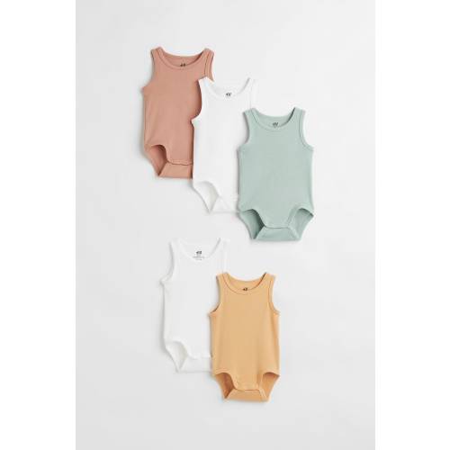 5-PACK COTTON BODYSUITS
