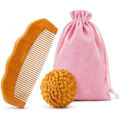 Birth Comb & Acupressure Massage Ball Set, Labor and Delivery Essentials