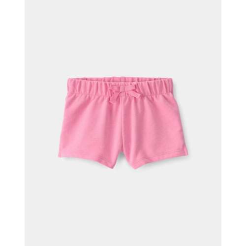 Baby Girl French Terry Shorts - Pink | Carter's