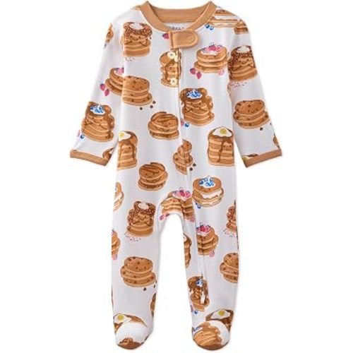 Butterblu Scout Sleep & Play 100% Organic Cotton Footed Zip Front PJs