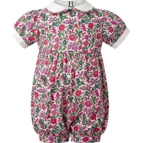 Floral Button-Front Babysuit, 6M UK