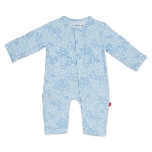 Magnetic Me Easy-Close Modal Coverall Jumpsuit Blue Doeskin 0-3 Months