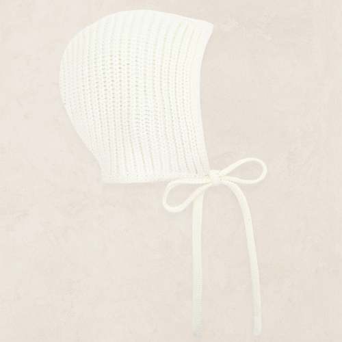 Knit Bonnet - Ivory