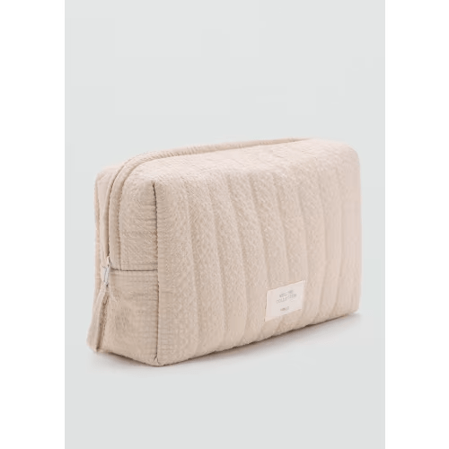 Textured cosmetics bag - Kids | MANGO USA
