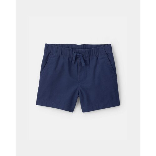 Baby Boy Canvas Shorts - Blue | Carter's