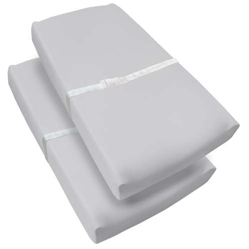 BreathableBaby Waterproof Cover, For 32" x 16"/81 x 41 cm Changing Pad (2-Pack)