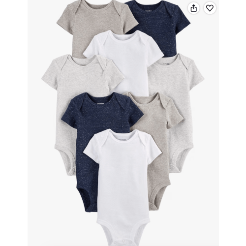 Simple Joys by Carter's Baby 8-Pack Short-Sleeve Bodysuit