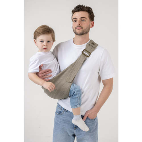 The Monarch Toddler Sling - Charles Herringbone – Mabē