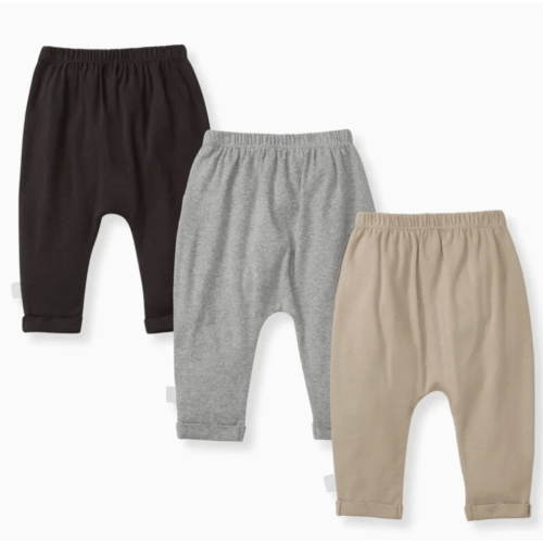 Solid Organic Cotton Baby Pants 3 Pack – Runnin' Wild Kids