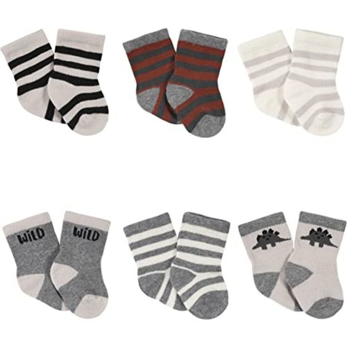 Gerber Baby 6-Pair Wiggle Proof Sock